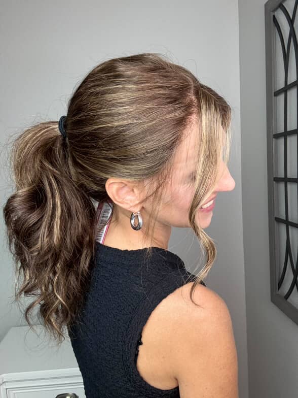 Leslie ponytail remy human hair wig